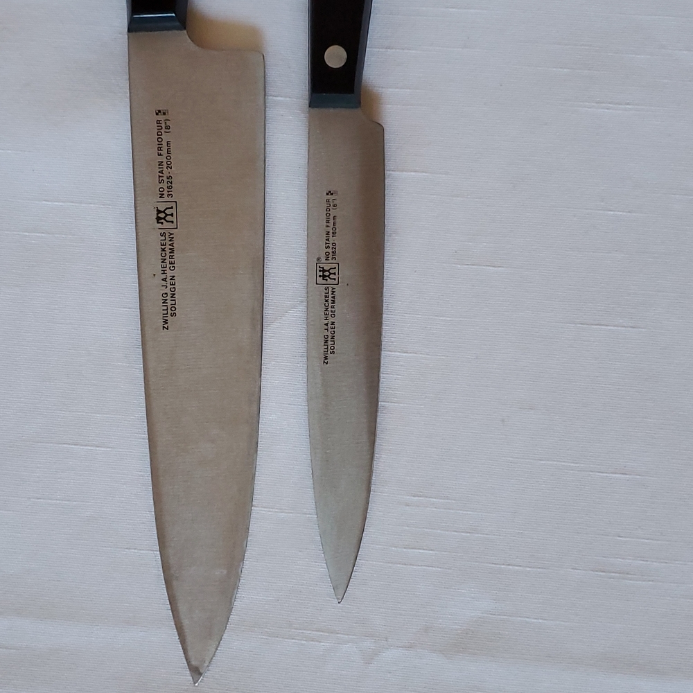 Vintage. Zwilling J.A. Henckels Solingen Germany 8" & 6" - Picture 6 of 7